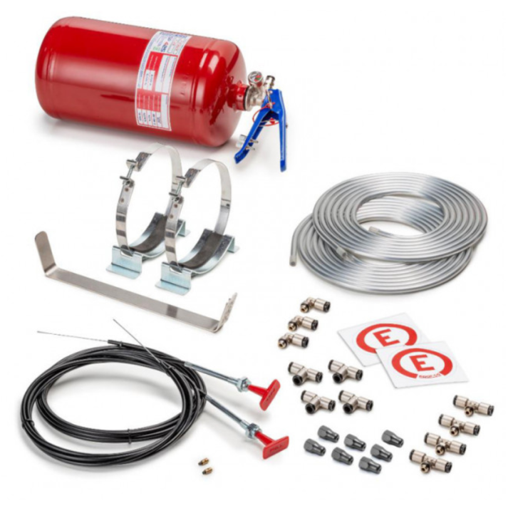 KIT EXTINCTEUR AUTOMATIQUE MÉCANIQUE SPARCO ACIER 4.25L