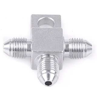 RACCORD EN T INOX AVEC OREILLE (3X MÂLE 3/8X24)