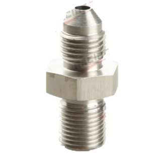 ADAPTATEUR INOX JIC 3/8X24 - 1/8" BSP