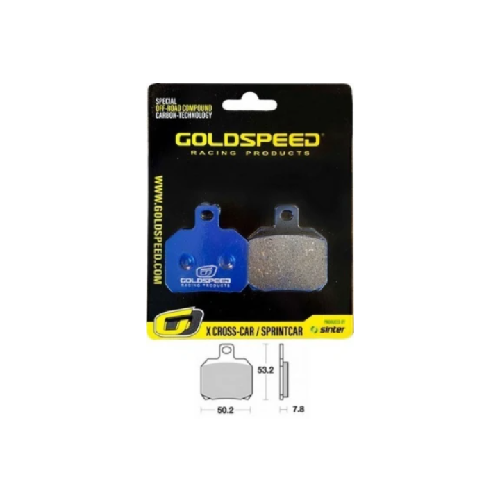 PLAQUETTES GOLDSPEED RACING ETRIER 2 PISTONS