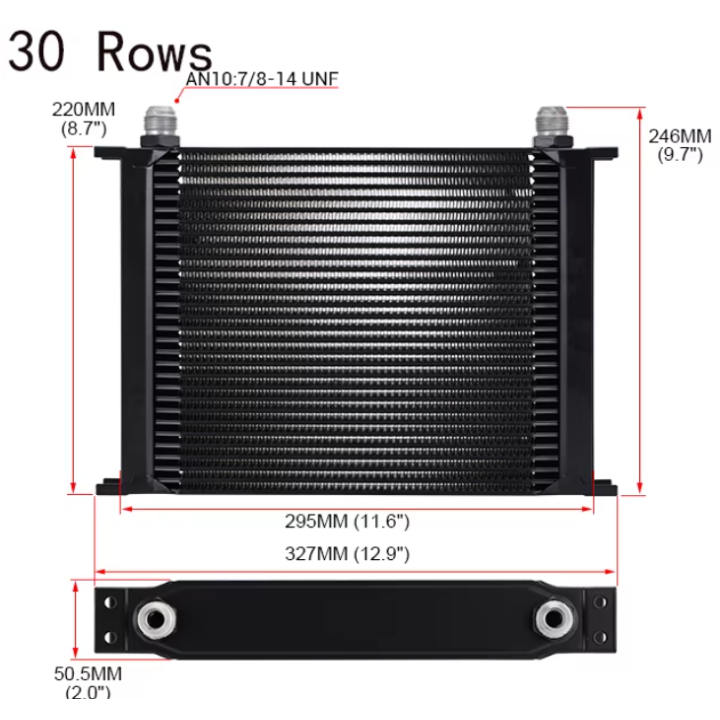 RADIATEUR HUILE 30 RANGÉES 330X225MM DASH10 COMPACT