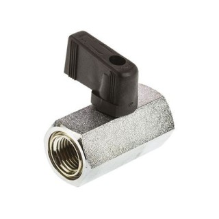 ROBINET 1/4 GAZ FEMELLE/FEMELLE