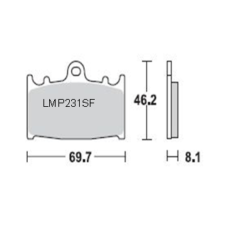 PLAQ. LMP 231 SF