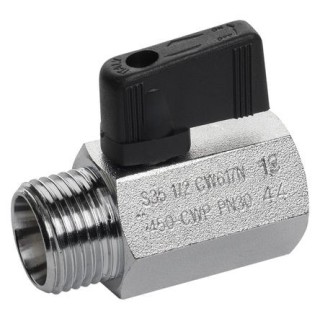 ROBINET 1/4 GAZ MÂLE/FEMELLE