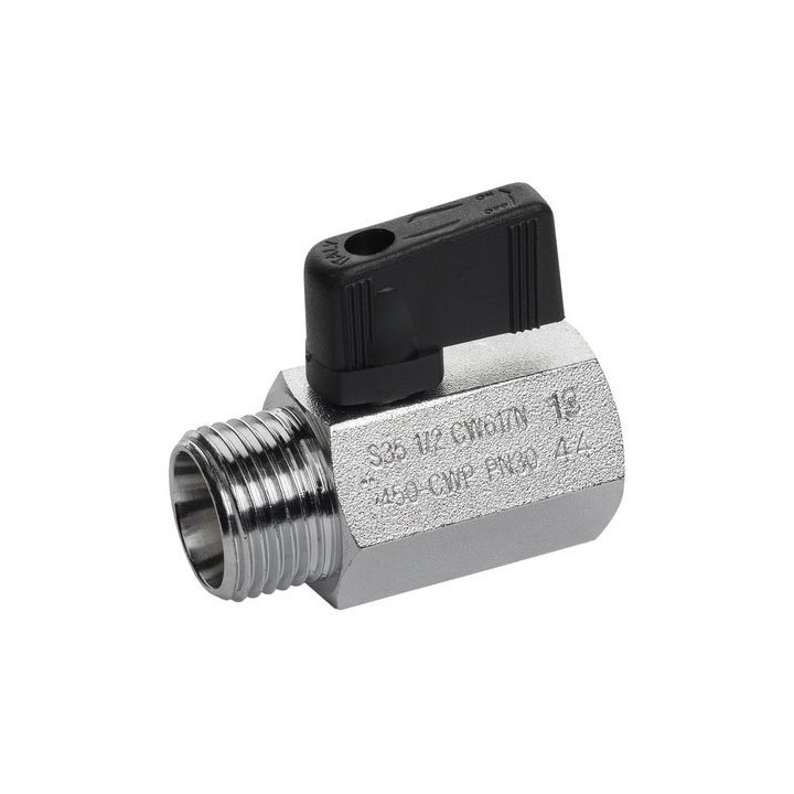 ROBINET 1/4 GAZ MÂLE/FEMELLE