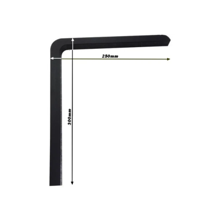 EQUERRE SUPPORT GARDE BOUE 250X300mm