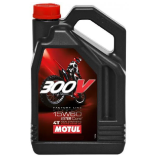 HUILE MOTUL 300V 4T 15W60 BIDON 4L