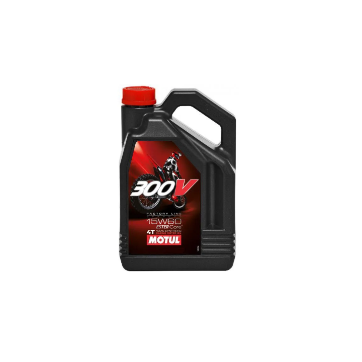 HUILE MOTUL 300V 4T 15W60 BIDON 4L