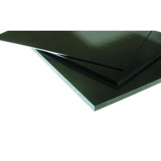 PLAQUE PLASTIQUE PEHD NOIR 2000X1000 EP2