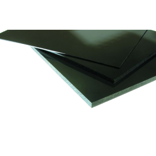 PLAQUE PLASTIQUE PEHD NOIR 2000X1000 EP4