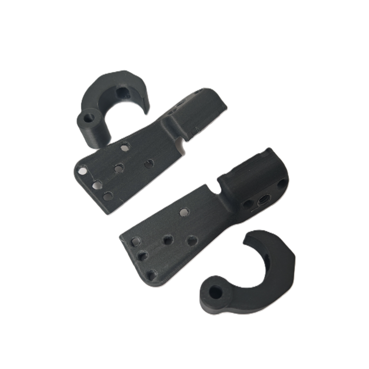 KIT PLASTIQUE DE LOQUET DE PORTE R24 (G/D)
