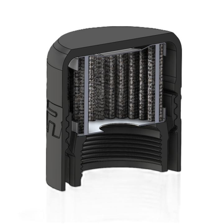 KIT FILTRE RENIFLARD LAVABLE POUR BIDON 1L